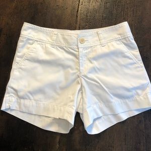 Pure white Lily Pulitzer callahan stretch shorts